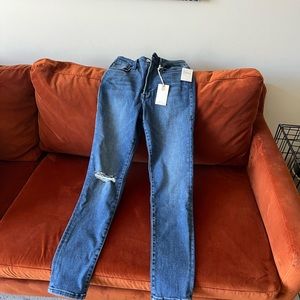 Good American high waist skinny jeans